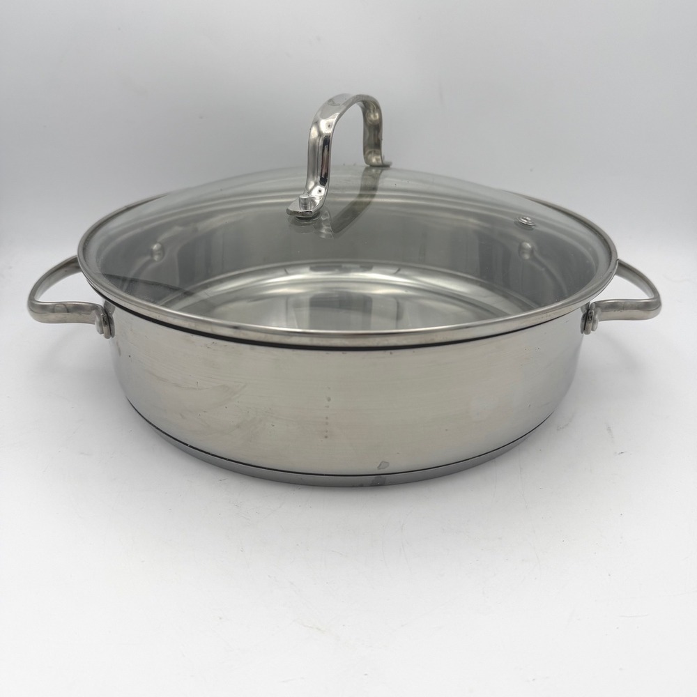 NuWave Precision Induction 3.5QT Stainless Steel Multi-Purpose Pot w/ Glass Lid